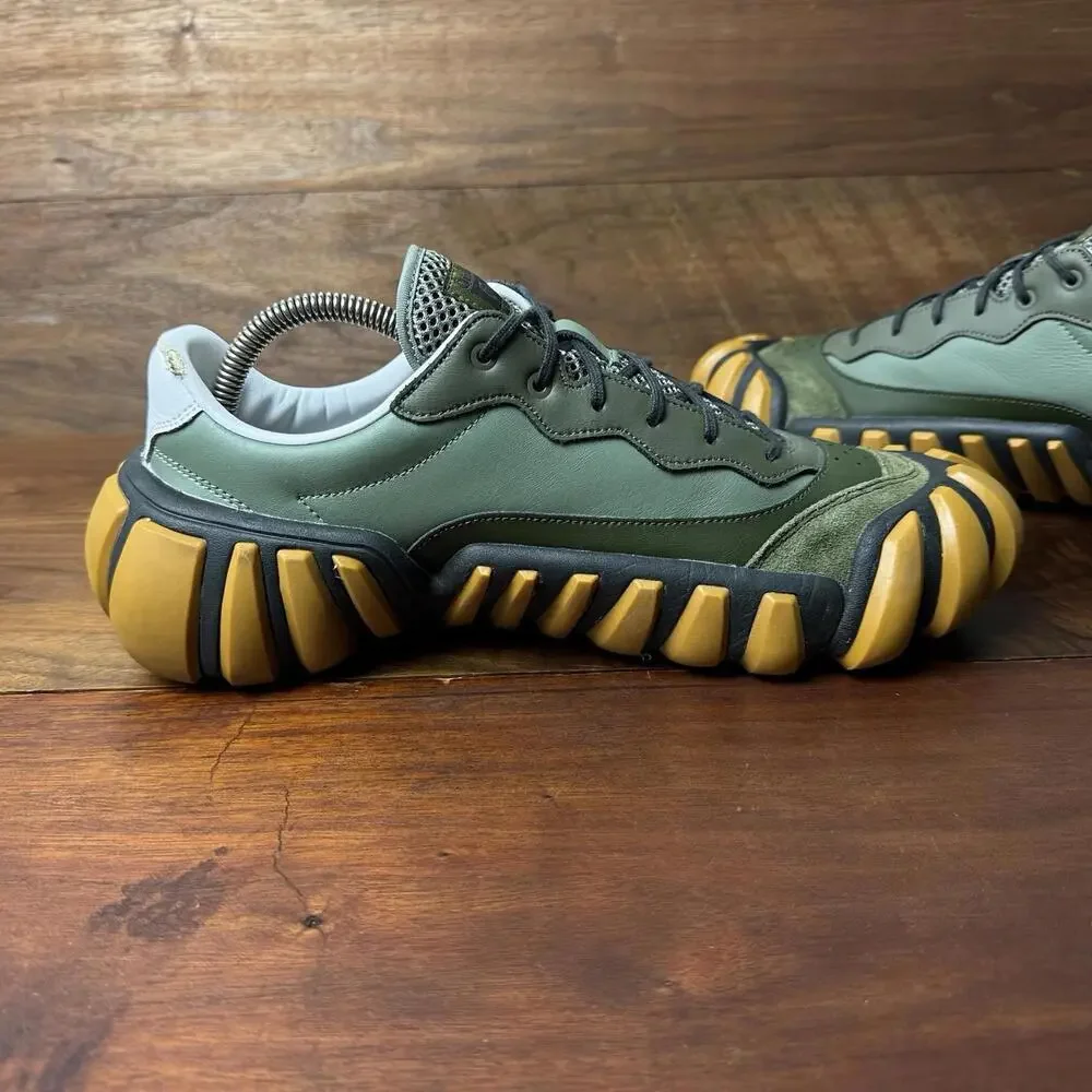 Onitsuka Tiger Dentigre Sneakers 'Green Orange' 1183A794 Mens 9 (Labeled Sample) - Picture 5 of 15